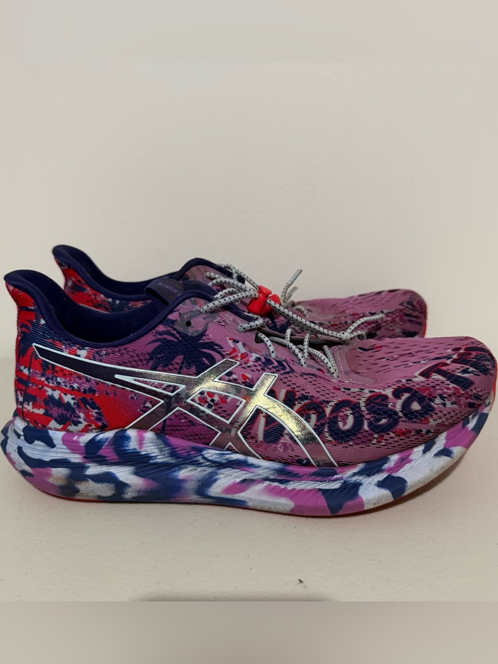 ASICS Noosa Tri 14 Purple Multicolor Running Shoes Women’s Size 8.5